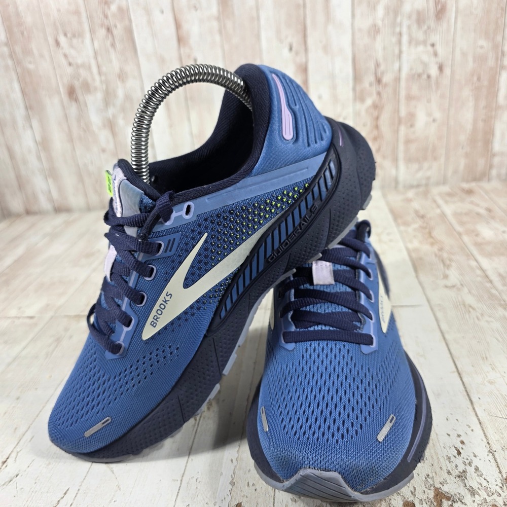 Brooks Adrenaline GTS 22 Womens Blue Stability Running Shoes 1203531B467 Size 7 - Picture 3 of 8